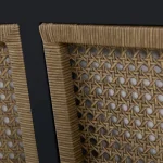 Bermuda Aluminum And Cane Sofa - Image 17