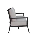 Bermuda Aluminum And Cane Sofa - Image 12