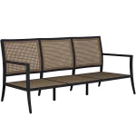 Bermuda Aluminum And Cane Sofa - Image 6