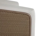 Tahoe Natural Weave Marine Grade Vinyl Swivel Arm Chair