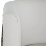 Tahoe Natural Weave Marine Grade Vinyl Swivel Arm Chair - Image 4