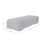 Chaise Lounge Cover Back Down