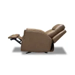 Maxwell Cedar Leather Power Gliding Recliner with Power Headrest and Lumbar - Image 8