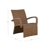 Venice N-dura Resin Wicker Lounge Chair