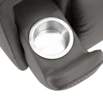 Carter Smoke Fabric Power Reclining Sectional with Power Headrests & Lumbar - Image 11