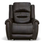 Oscar Molasses Fabric Power Recliner with Power Headrest - Image 3