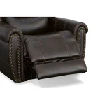 Oscar Molasses Fabric Power Recliner with Power Headrest - Image 7