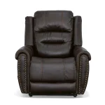 Oscar Molasses Fabric Power Lift Recliner with Right-Hand Control & Power Headrest - Image 4