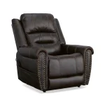 Oscar Molasses Fabric Power Lift Recliner with Right-Hand Control & Power Headrest - Image 7