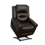 Oscar Molasses Fabric Power Lift Recliner with Right-Hand Control & Power Headrest - Image 8