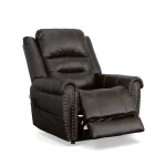 Oscar Molasses Fabric Power Lift Recliner with Right-Hand Control & Power Headrest - Image 9