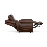 Oscar Pumpernickel Fabric Power Lift Recliner with Right-Hand Control & Power Headrest - Image 9