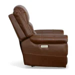 Oscar Grizzly Leather Power Recliner with Power Headrest - Image 4