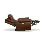 Oscar Grizzly Leather Power Recliner with Power Headrest - Image 10