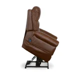Oscar Grizzly Leather Power Lift Recliner with Right-Hand Control & Power Headrest - Image 14