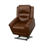 Oscar Grizzly Leather Power Lift Recliner with Right-Hand Control & Power Headrest - Image 7