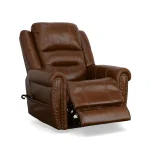 Oscar Grizzly Leather Power Lift Recliner with Right-Hand Control & Power Headrest - Image 9