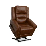 Oscar Grizzly Leather Power Lift Recliner with Right-Hand Control & Power Headrest - Image 10