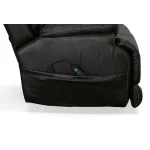 Clive Peppercorn Fabric Power Recliner with Power Headrest & Lumbar - Image 8