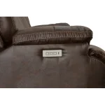 Clive Clove Fabric Power Reclining Sofa with Power Headrests & Lumbar - Image 6