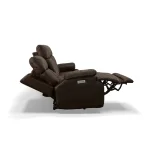 Clive Clove Fabric Power Reclining Sofa with Power Headrests & Lumbar - Image 8