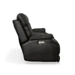 Clive Peppercorn Fabric Power Reclining Loveseat with Console, Power Headrests & Lumbar - Image 4