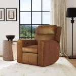 Wyatt Leather Power Recliner with Power Headrest & Lumbar - Image 3