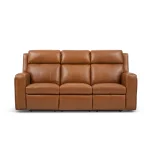 Wyatt Leather Power Reclining Sofa with Power Headrests & Lumbar - Image 4