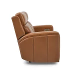 Wyatt Leather Power Reclining Sofa with Power Headrests & Lumbar - Image 5