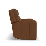 Wyatt Leather Power Reclining Loveseat with Console & Power Headrests & Lumbar - Image 5