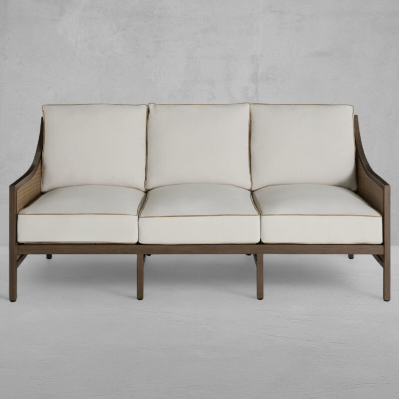 Grand Bermuda Wicker Outdoor Sofa