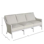 Grand Bermuda Wicker Outdoor Sofa - Image 19
