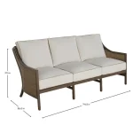 Grand Bermuda Wicker Outdoor Sofa - Image 18