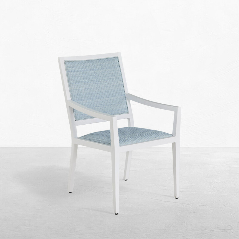 Grand Bermuda Wicker Outdoor Dining Arm Chair