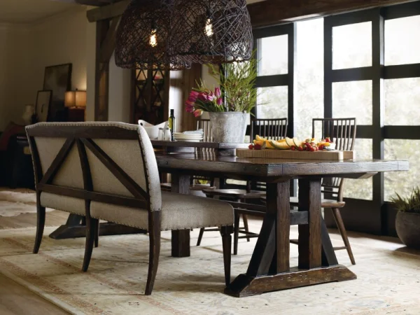 Roslyn County, American Life Roslyn County Casual Dining Roslyn County Trestle Dining Table Base - Image 3