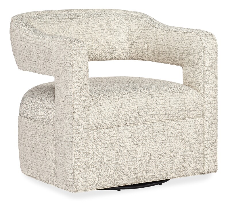 Living Room Moani Swivel Chair - Metal Base