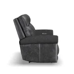 Alexander Leather Power Reclining Loveseat with Power Headrest & Lumbar - Image 5