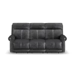 Alexander Leather Power Reclining Sofa with Console, Power Headrest & Lumbar - Image 4