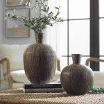 Islander Vases, Black, S/2 - Image 5