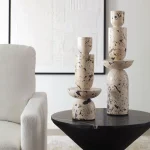 Nouveau Tower Indoor-outdoor Sculptures, S/2 - Image 3