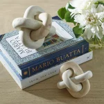 Limestone Link Indoor-outdoor Sculptures, S/2 - Image 6