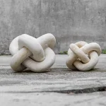 Limestone Link Indoor-outdoor Sculptures, S/2 - Image 7