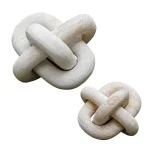 Limestone Link Indoor-outdoor Sculptures, S/2 - Image 8