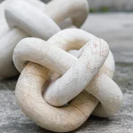 Limestone Link Indoor-outdoor Sculptures, S/2 - Image 9