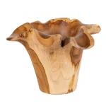 Teak Flow Indoor-outdoor Bowl, Natural - Image 6
