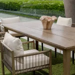 Teak Flow Indoor-outdoor Bowl, Natural - Image 10