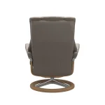 Stressless® Mayfair (M) Signature Base Recliner with Ottoman - Image 4