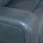 Oasis Storm Leather Power Recliner with Power Headrest, Lumbar, Heat & Massage - Image 9
