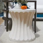 Gannet Cast Stone Side Table - Image 5
