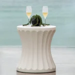 Gannet Cast Stone Side Table - Image 7